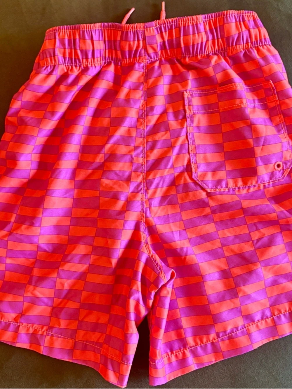 GAP 🌊 swim set Red Rash guard with Purple and Red Striped Swim trunks